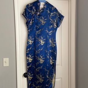 Lovely Asian inspired long length dress.